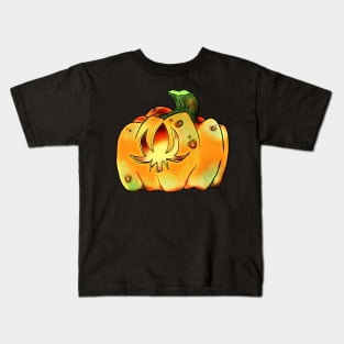 Stoner Pumpkin Kids T-Shirt